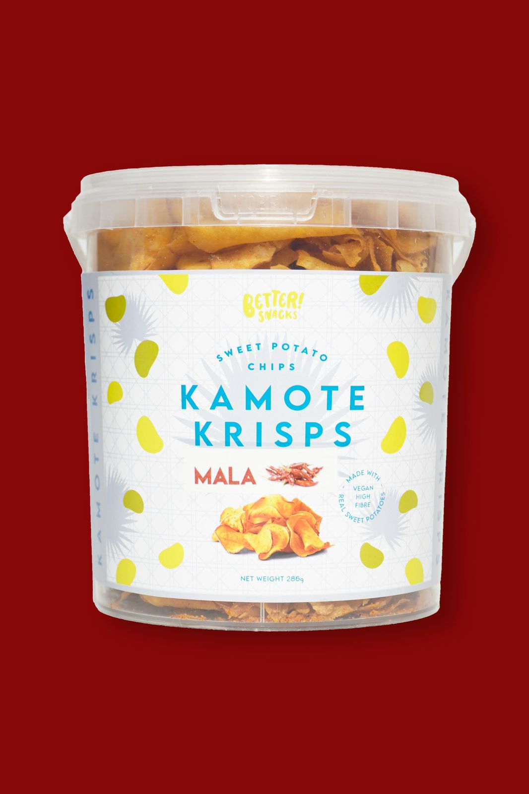 Kamote Chips - Spicy Mala Flavor (2L M Tub)