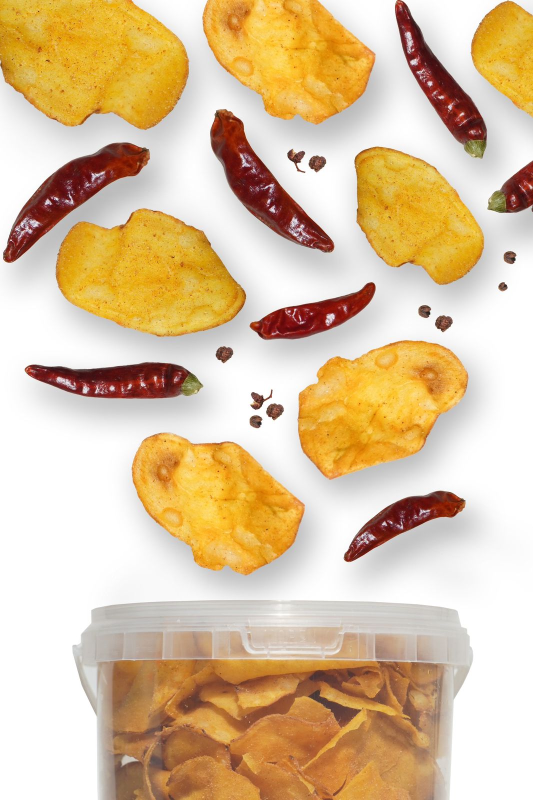 Kamote Chips - Spicy Mala Flavor (2L M Tub)