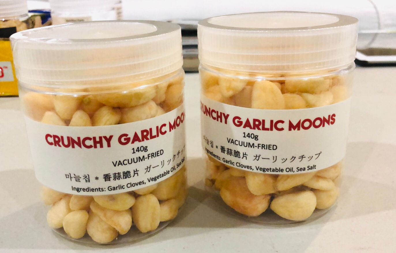 Crunchy Garlic Moons 140g