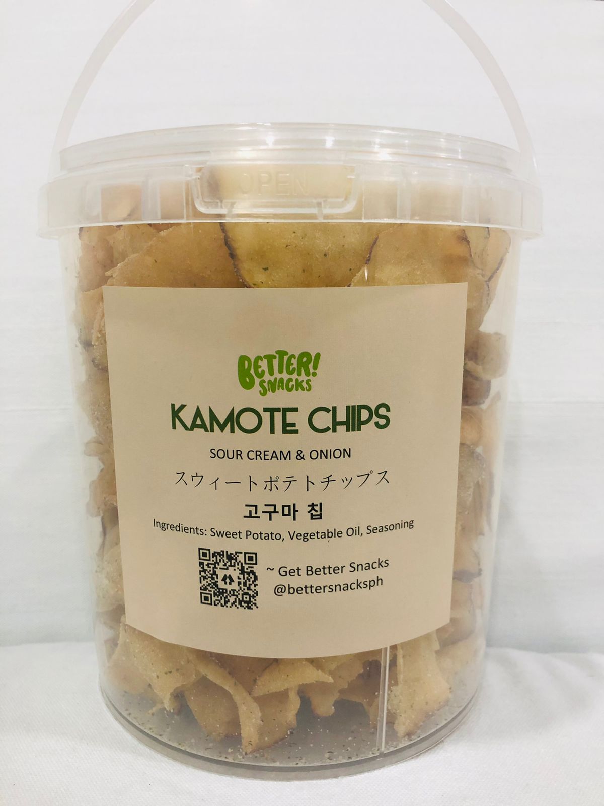 Kamote Chips - Sour Cream & Onion LARGE