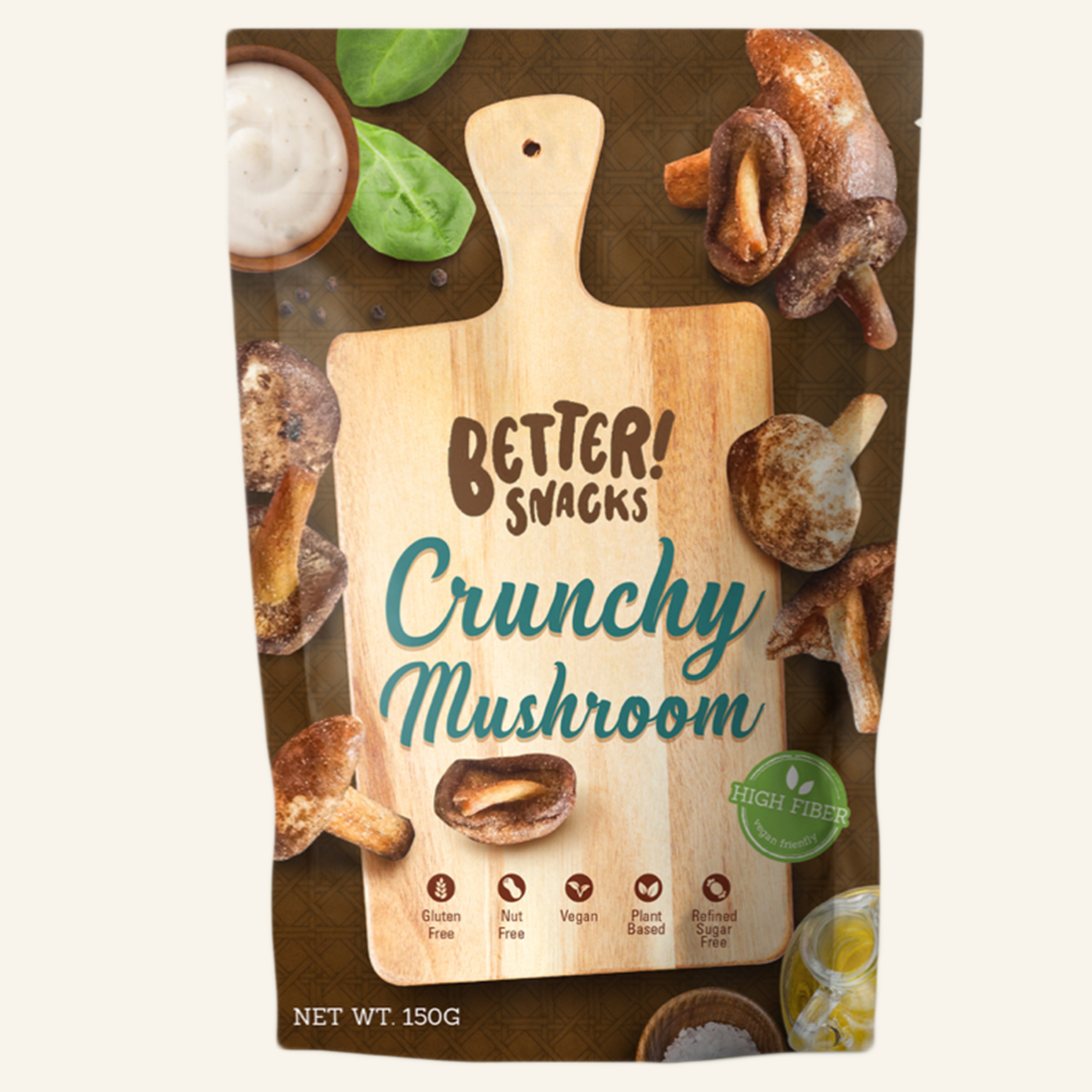Crunchy Mushroom Chips 60g